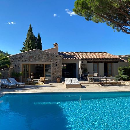 Lovely "Provence" Villa With Sea View, Private Heated Pool, Airco And Beautiful Garden 그리모 외부 사진