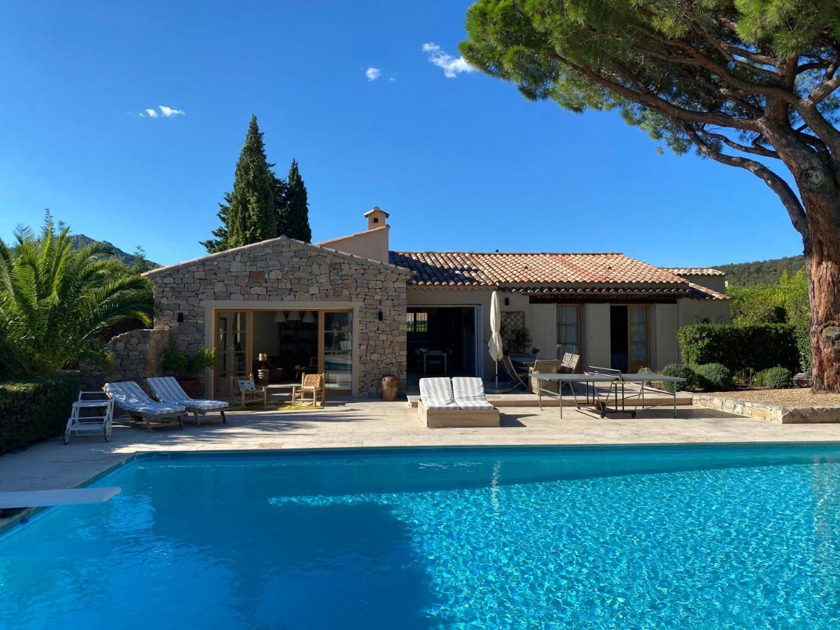 Lovely "Provence" Villa With Sea View, Private Heated Pool, Airco And Beautiful Garden 그리모 외부 사진
