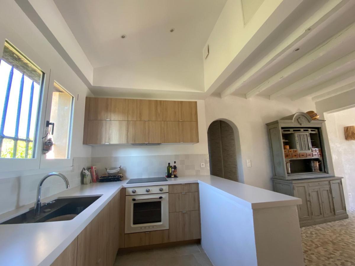 Lovely "Provence" Villa With Sea View, Private Heated Pool, Airco And Beautiful Garden 그리모 외부 사진