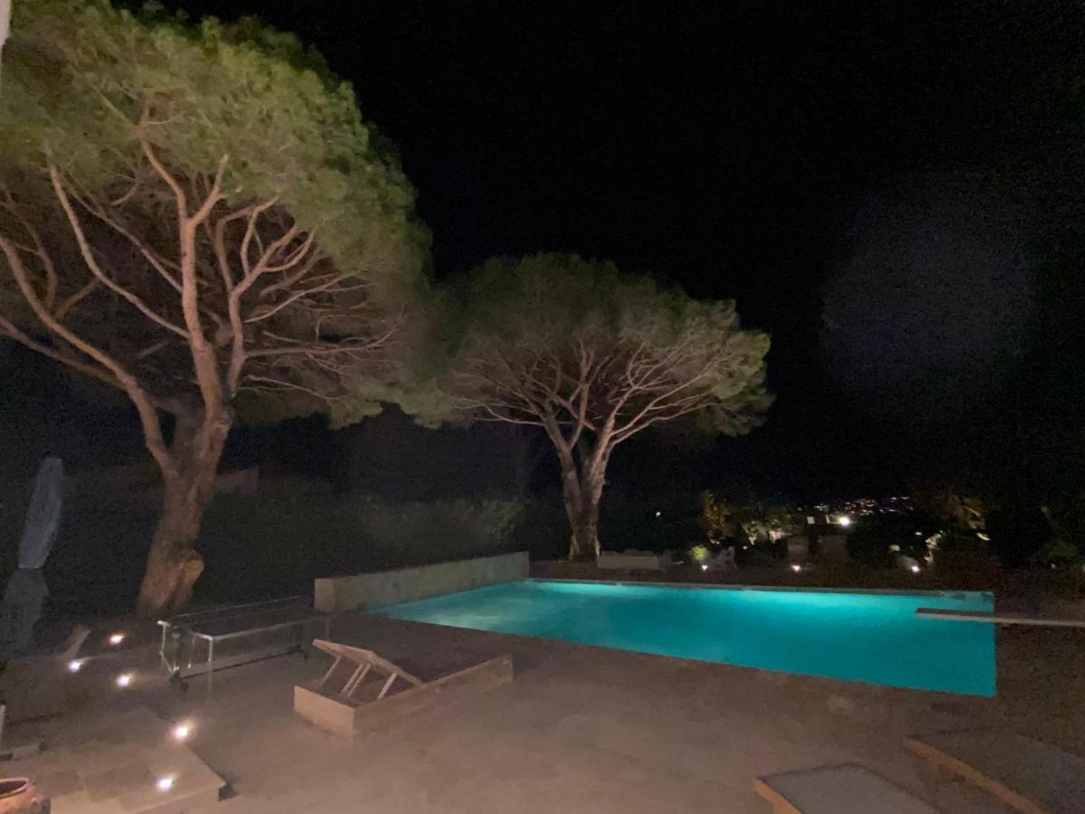 Lovely "Provence" Villa With Sea View, Private Heated Pool, Airco And Beautiful Garden 그리모 외부 사진