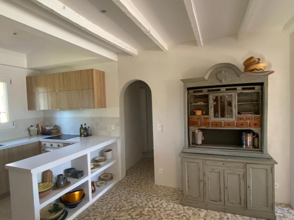 Lovely "Provence" Villa With Sea View, Private Heated Pool, Airco And Beautiful Garden 그리모 외부 사진