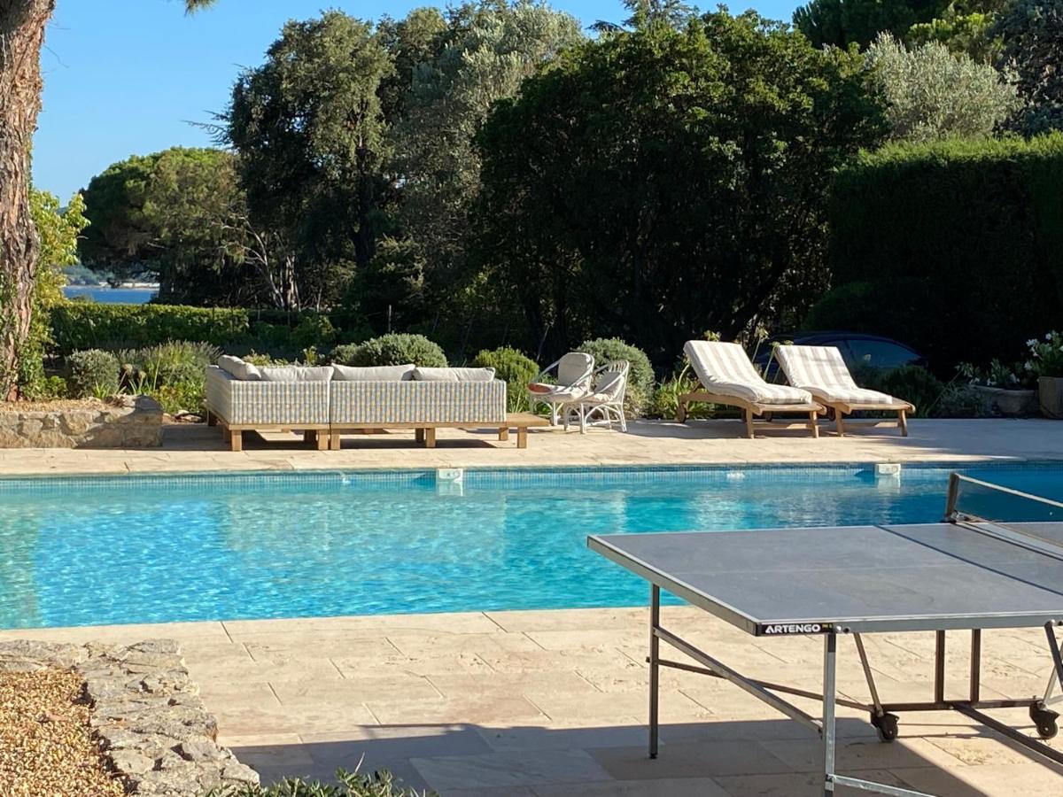 Lovely "Provence" Villa With Sea View, Private Heated Pool, Airco And Beautiful Garden 그리모 외부 사진
