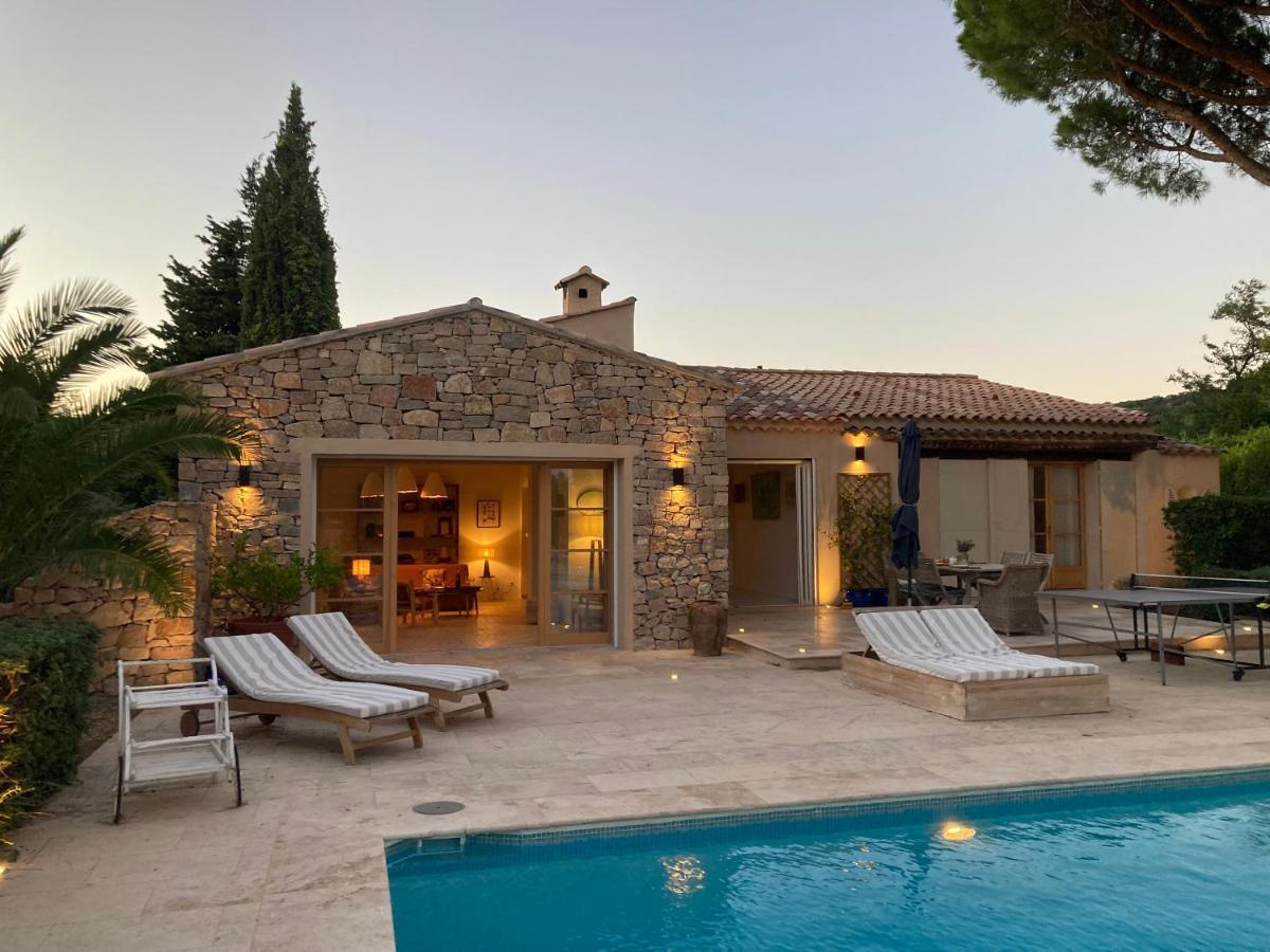 Lovely "Provence" Villa With Sea View, Private Heated Pool, Airco And Beautiful Garden 그리모 외부 사진