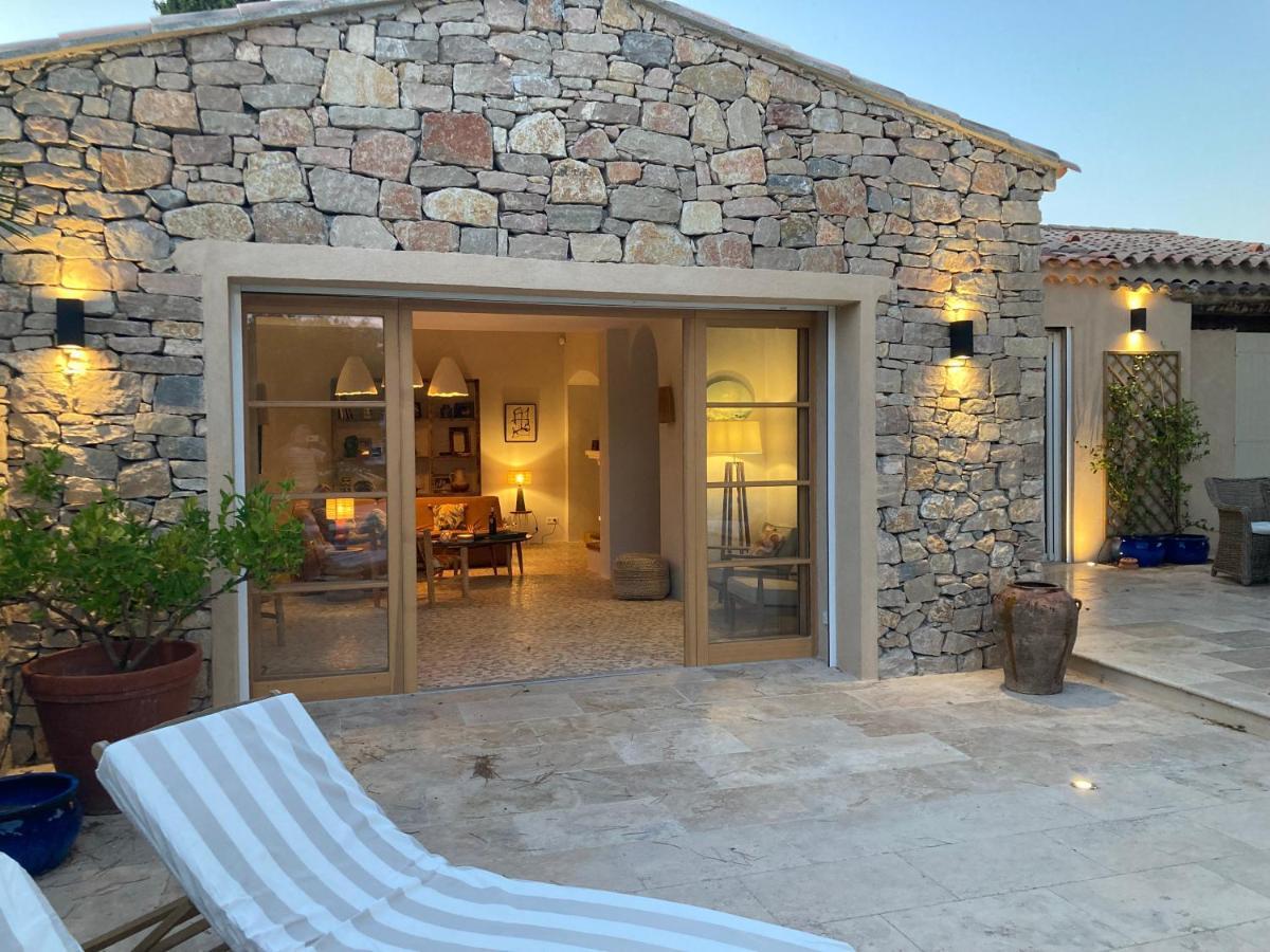 Lovely "Provence" Villa With Sea View, Private Heated Pool, Airco And Beautiful Garden 그리모 외부 사진